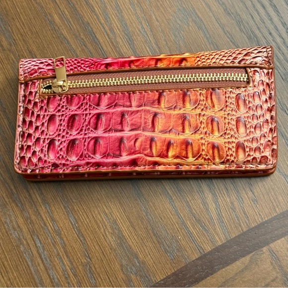 Brahmin Melbourne Croc-Embossed Convertible Clutch - Picture 3 of 6
